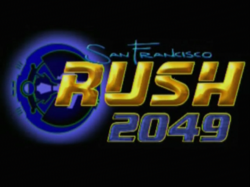 San Francisco Rush 2049 title screen for Sega Dreamcast
